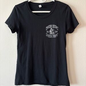 Cotee River Bike Fest 2023 Ladies Tee Size Large Black